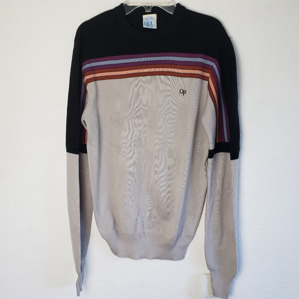 Vtg Ocean Pacific  Weather Wear Hong Kong Sweater